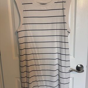 Sleeveless Striped Dress